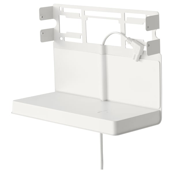 SYMFONISK Tablette avec chargeur sans fil, blanc