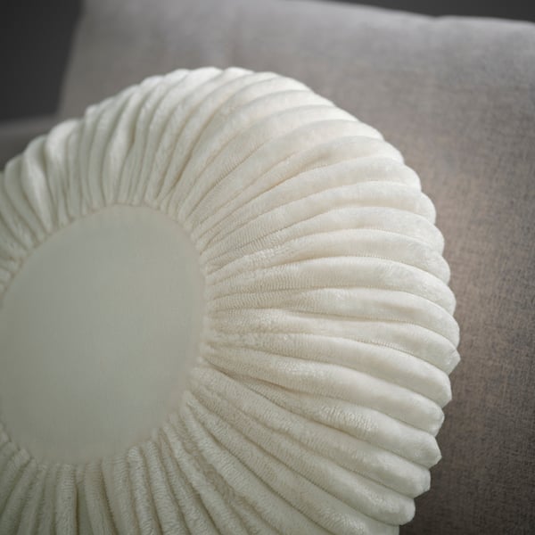 SYRENBUSKE Coussin, blanc cassé, 38 cm