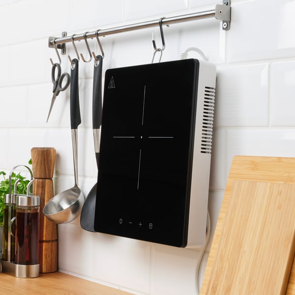 TILLREDA Plaque de cuisson induction mobile, 1 zone blanc