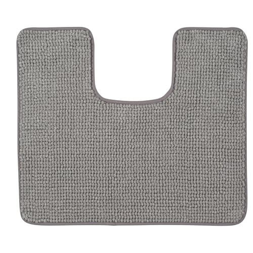 TOFTBO Tapis contour de WC, blanc gris/mélange, 55x60 cm