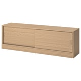 TONSTAD Banc TV, plaqué chêne, 178x37x55 cm
