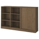 TONSTAD Combinaison de rangement, brun placage chêne teinte, 202x37x120 cm