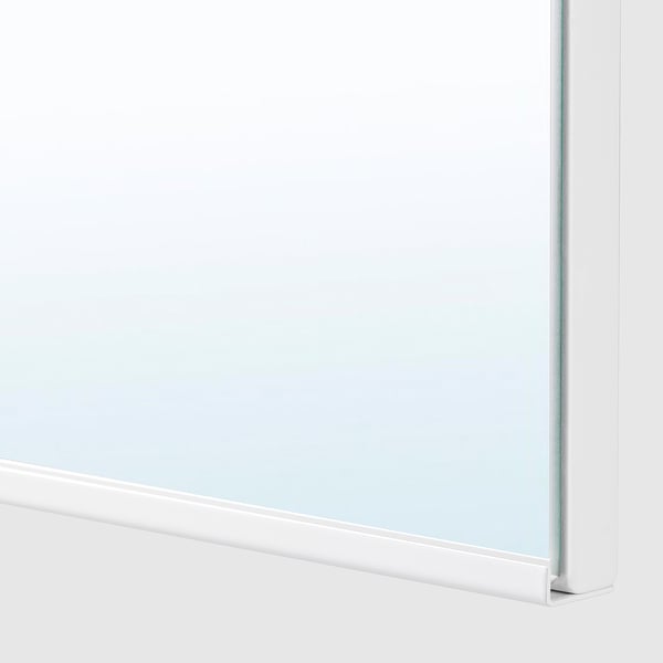 TREASJÖN Élément miroir 2ptes+éclairage int, 80x17x75 cm