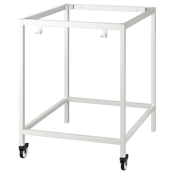 TROTTEN Piètement pour plateau, blanc, 80x80x100 cm