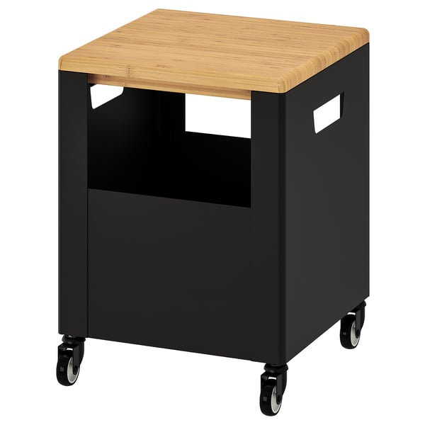 TROTTEN Rangement mobile, anthracite, 35x47 cm