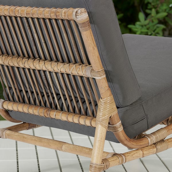 TVARÖ / FRÖSÖN Module siège canapé modulable, ext, gris foncé
