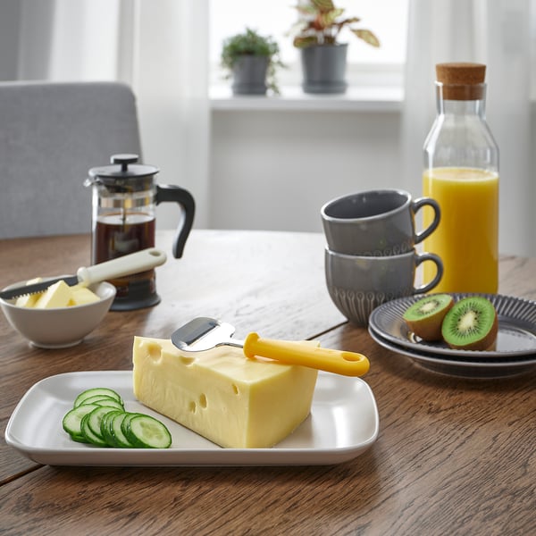 UPPFYLLD Rabot à fromage, jaune vif