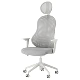 UTKLASSNING Chaise gaming, Gräsnäs gris/blanc