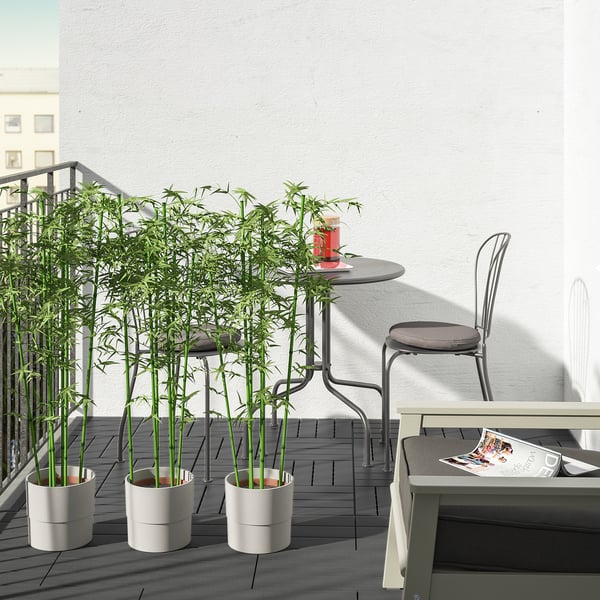 UTLÄNGAN Caillebotis, teinté gris, 0.90 m²