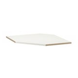 UTRUSTA Tablette élément mural d'angle, blanc, 68 cm