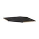 UTRUSTA Tablette élément mural d'angle, effet bois noir, 68 cm