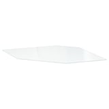 UTRUSTA Tablette élément mural d'angle, verre, 68 cm