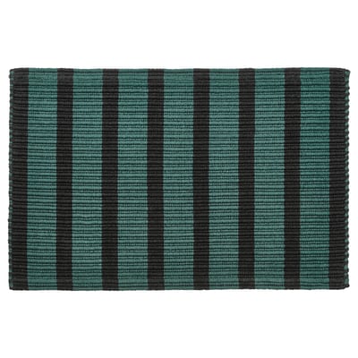 VÄGSKYLT Paillasson, bleu vert/noir, 40x60 cm
