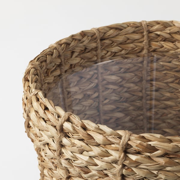 VALLMOFRÖN Cache-pot, jonc de mer, 19 cm