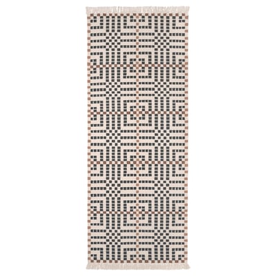 VAMDRUP Tapis tissé à plat, fait main/multicolore, 80x200 cm