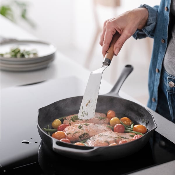 VARDAGEN Spatule, acier inoxydable/hêtre, 30 cm