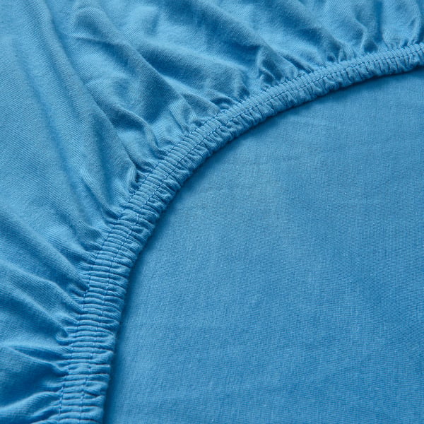 VÅRVIAL Drap housse, bleu, 180x200 cm