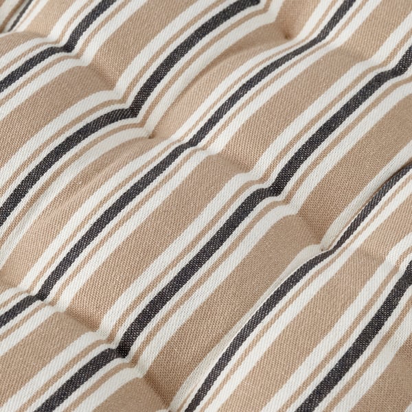 VATTENMOTT Coussin de chaise, beige, 40x38x5.0 cm