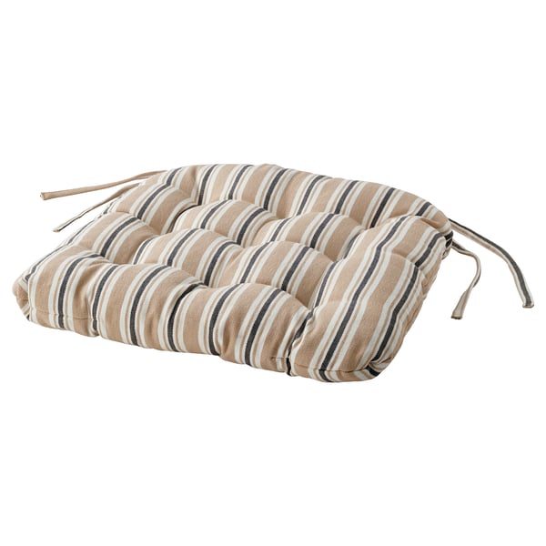 VATTENMOTT Coussin de chaise, beige, 40x38x5.0 cm