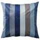 VATTENVÄN Housse de coussin, bleu/rayé, 50x50 cm