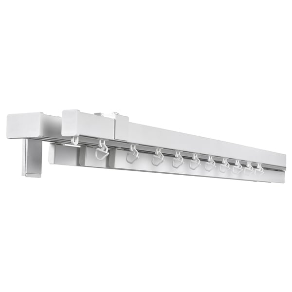 VIDGA Rail rideau simple ou triple, blanc