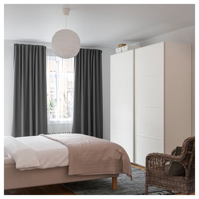 VIDGA Set mural 2 rails, blanc