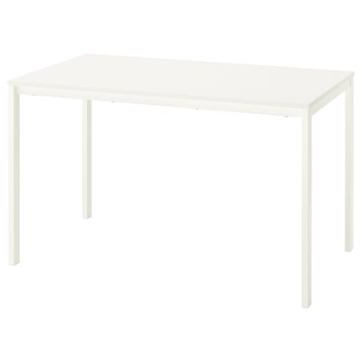 VIHALS Table, blanc/blanc, 125x74 cm
