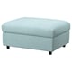 VIMLE Repose-pieds av rangement, Saxemara bleu clair