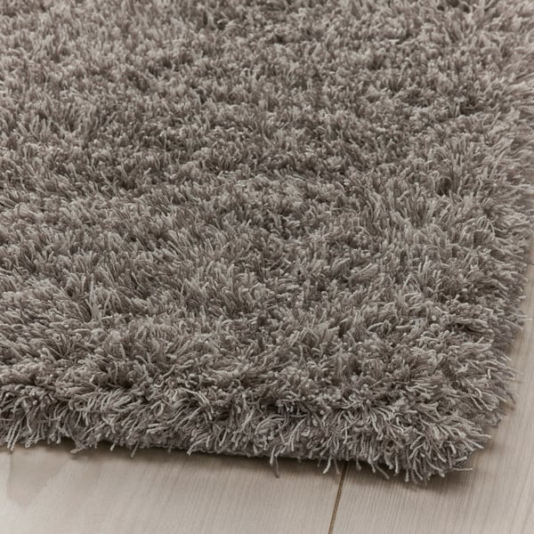 VINDEBÄK Tapis, poils hauts, beige clair, 133x195 cm