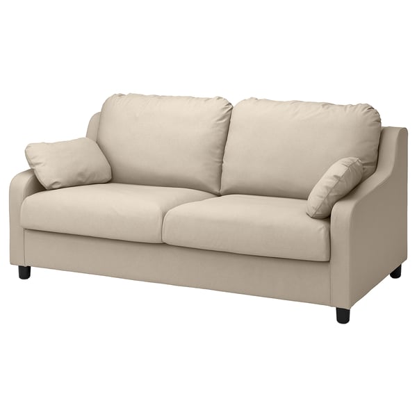 VINLIDEN Housse canapé 3 pl, Hakebo beige