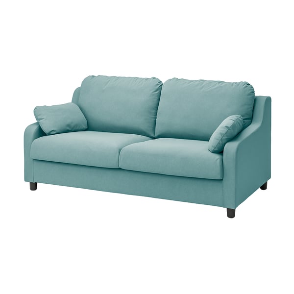 VINLIDEN Housse canapé 3 pl, Hakebo turquoise clair