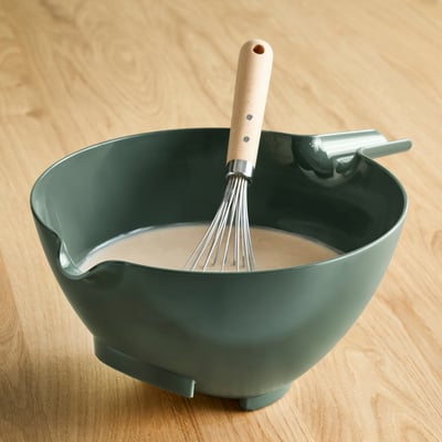 VISPNING Bol mélangeur, gris vert, 3.0 l