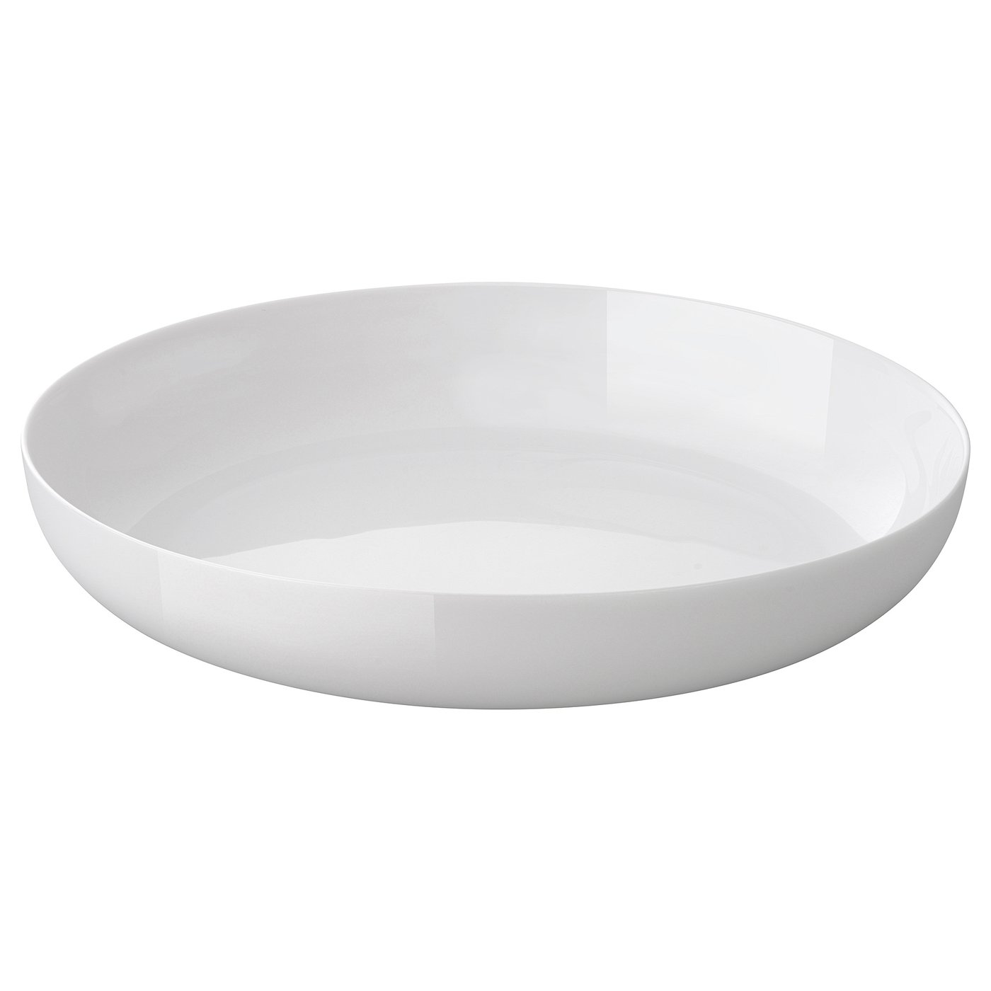 VITBLECKA Assiette, blanc, 25 cm