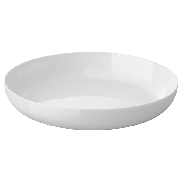 VITBLECKA Assiette, blanc, 25 cm