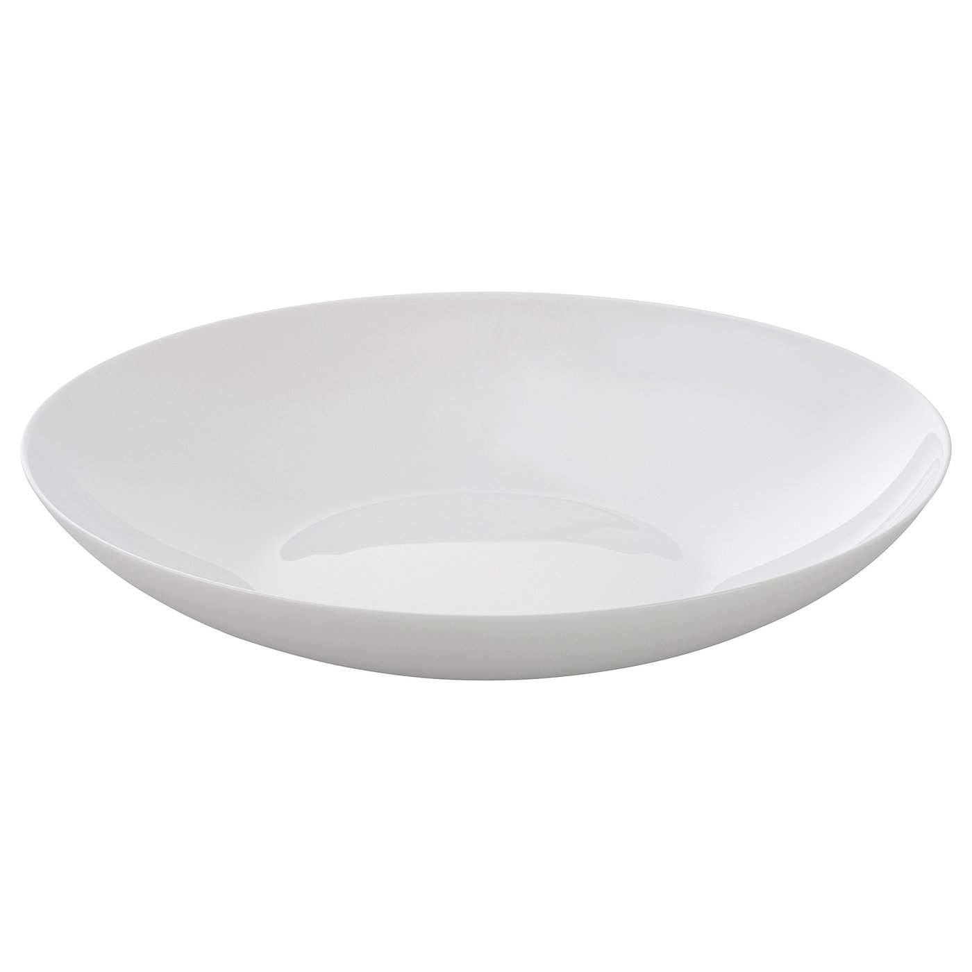 VITBLECKA Assiette creuse, blanc, 26 cm