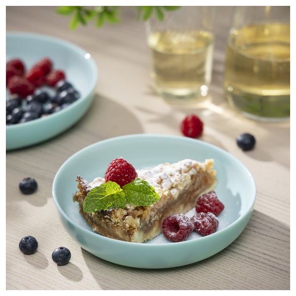 VITBLECKA Assiette, turquoise, 17 cm