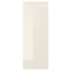 VOXTORP Porte, brillant beige clair, 30x80 cm