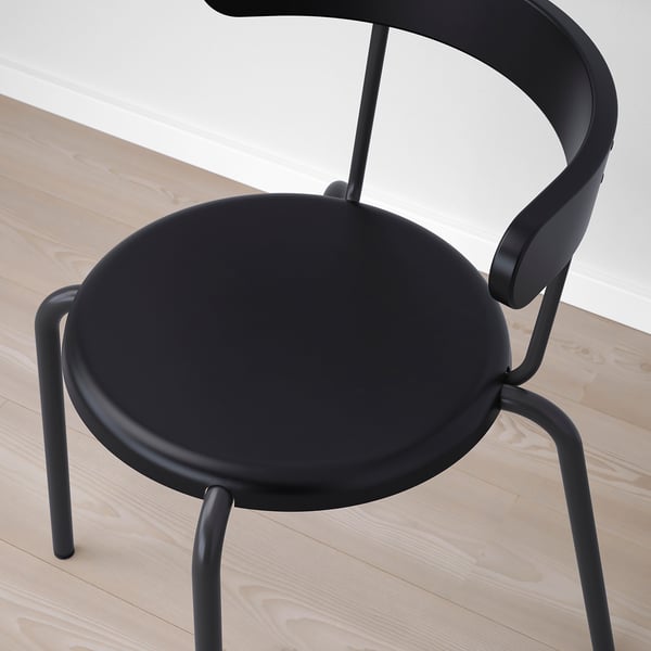 YNGVAR Chaise, anthracite