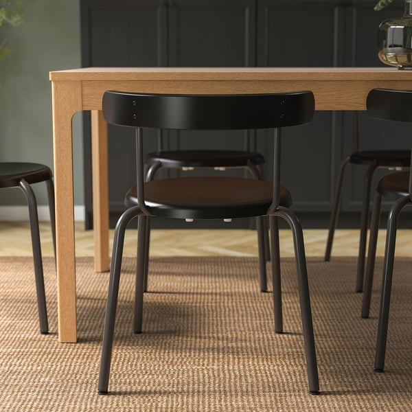 YNGVAR Chaise, anthracite