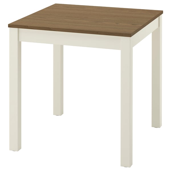 ÅLHULT Table, beige/brown, 80x74 cm
