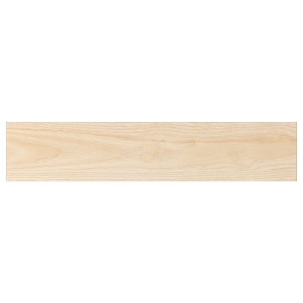 ASKERSUND light ash drawer front, sleek wood texture, seamless design, easy-clean surface, rectangular shape.