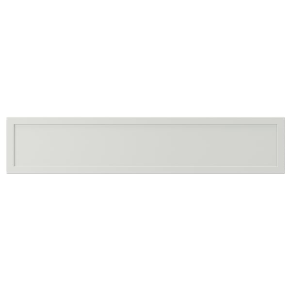 ASPUDDEN Drawer front, light grey, 61x13 cm