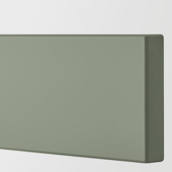 AXSTAD Drawer front, grey-green, 76x13 cm