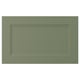 A green AXSTAD cabinet door with a panel design.