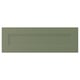 AXSTAD drawer, matte green, rectangular, inset panel, fiberboard with foil.