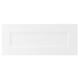 AXSTAD drawer in white, smooth matt finish, soft lines, inset panel design.