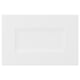 AXSTAD drawer in white; matt finish, soft lines, inset panel, durable plastic foil.