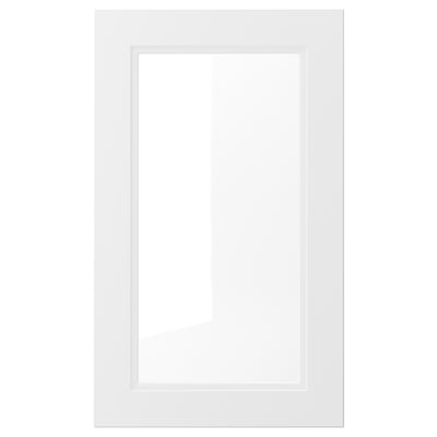 AXSTAD door, white, rectangular, soft lines, inset panel, smooth surface.