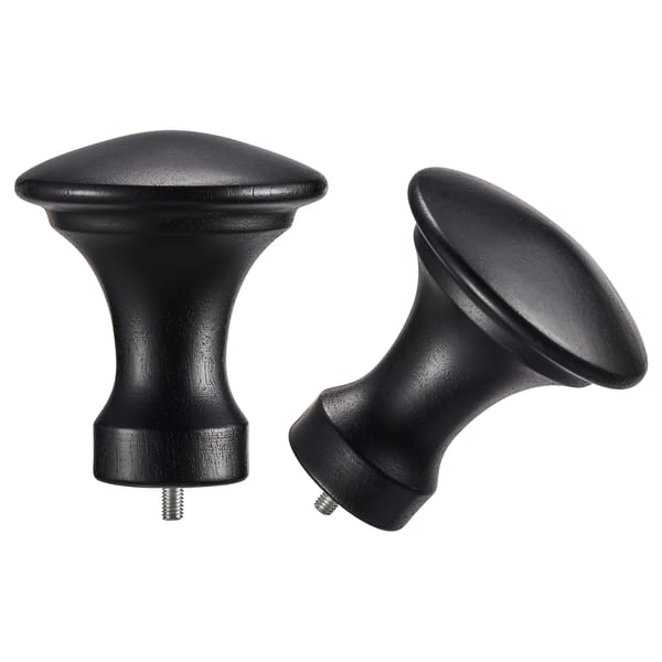 BÄCKRADULA Finials, 1 pair, black