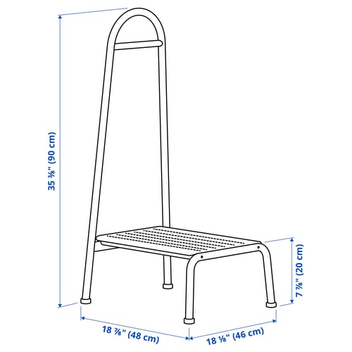 Illustration with measurements for the product: BÄSINGEN.